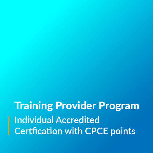 Training Provider Program Individual Accredited Certfication with